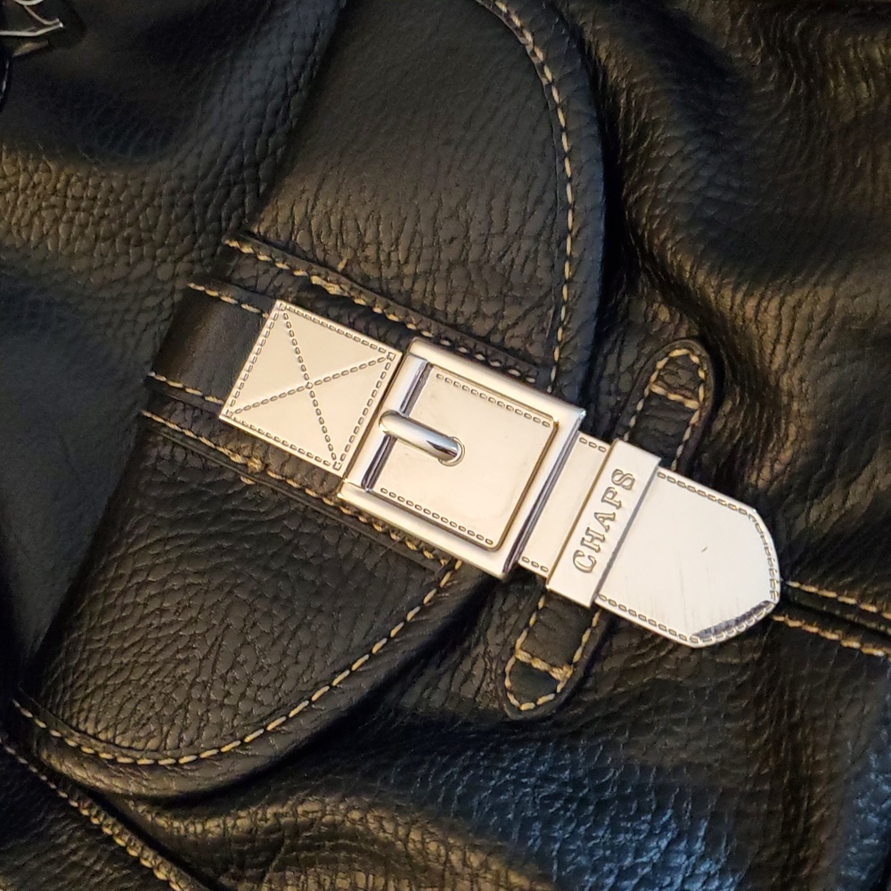 Black Faux Leather Handbag‎ - Picture 7 of 11
